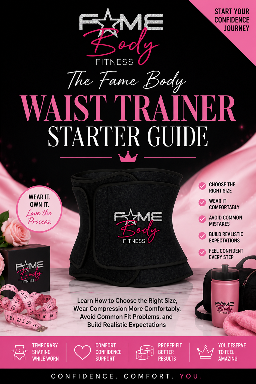 The Fame Body Waist Trainer Starter Guide cover